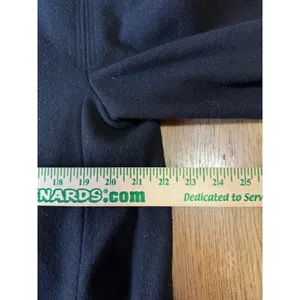 DONNYBROOK Women Size 14‎ Long Full Length Wool Coat Faux Fur Trim Black Buttons thumbnail 5