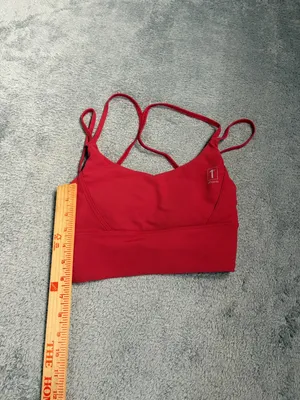 1st phorm Red Strappy Sports Bra small thumbnail 5