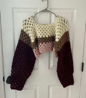 Handmade Crochet Top Multiple Size M thumbnail 1