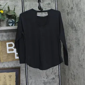NWT All In Motion Womens Leggings-Friendly Long Sleeve Top 90612561 Black XS thumbnail 7