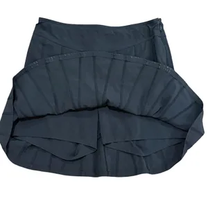Athleta Womens Black Pleated Active Skort Size 2 Tennis Golf Running Skirt thumbnail 4