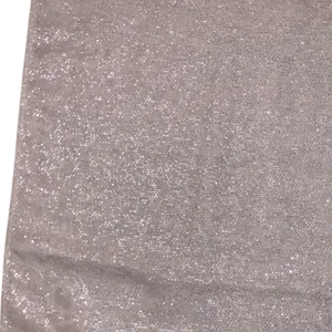 RSVP Sparkly Cream Scarf with Fringe Winter Holiday Gold Sparkles thumbnail 6
