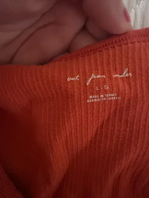Urban Outfitters Top Out From Under Seamless Long Go For Gold Sleeve thumbnail 2