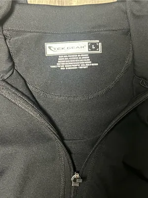 tek gear Black Full-Zip Jacket with Stand Collar thumbnail 2