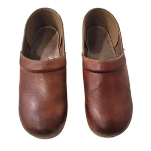 DANSKO Antique Brown Oiled Leather Clogs Size 40 US 9.5-10 thumbnail 6