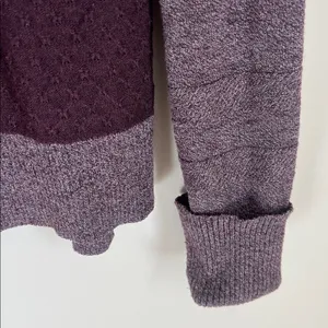SmartWool Women's Shadow Pine Hoodie Sweater Wool Blend Med Baselayer Textured‎ thumbnail 4