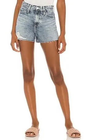 NWT AG-ED Denim Alexxis‎ Short High Rise Wedgie Shorts size 33 thumbnail 1
