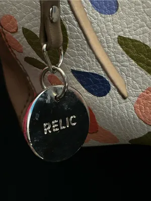 Relic Women’s Floral Print Shoulder Bag in Taupe & Coral thumbnail 8