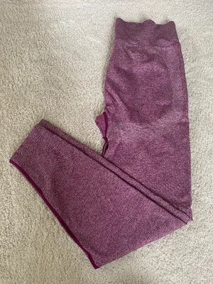 Victoria’s Secret PINK ACTIVE Seamless Leggings Women’s Large Pink High Waist thumbnail 1
