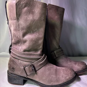 Timberland Women's Tan Leather Heeled Boots thumbnail 7