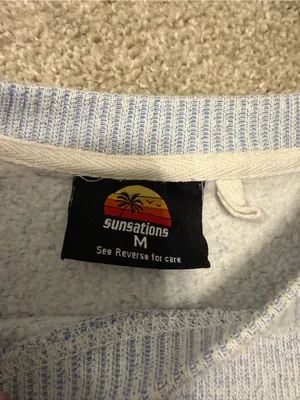 Panama City Beach Florida Crewneck Gray Size M thumbnail 3