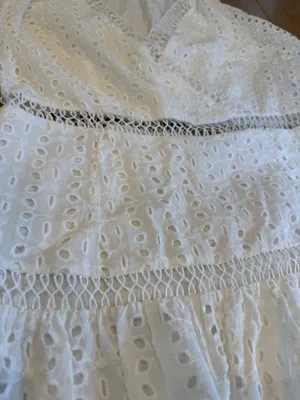 Petal and pup eyelet mini bell sleeve dress thumbnail 2
