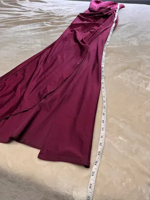 KATIA RAE Wine Corset Strapless Long Formal Prom Homecoming Dress XXS GUC thumbnail 6