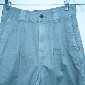 Madewell Overcast Green Garment-Dyed Tapered Chino Pants Size 25 thumbnail 3