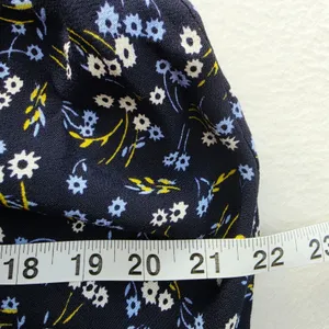 Madewell Seamed Flutter Sleeve Maxi Dress Navy Floral V-Neck NU512 Size 0 thumbnail 10