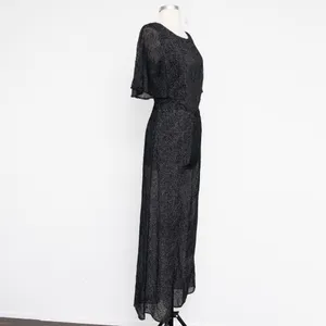 Line &‎ Dot - Textured Open-Back Wide Leg Jumpsuit thumbnail 11