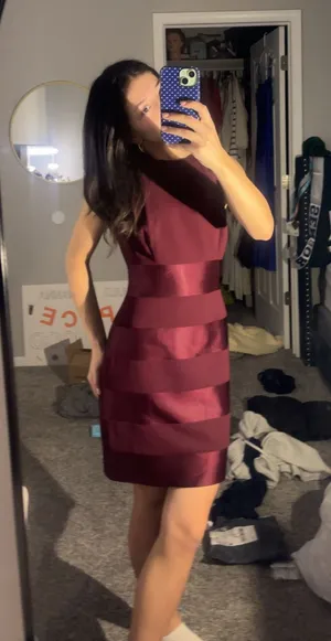 Red Formal Macy's Dress thumbnail 1