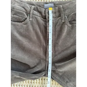 Mother High Waisted Looker‎ Ankle Chew Corduroy Jeans 27 Skinny Layered staple thumbnail 12