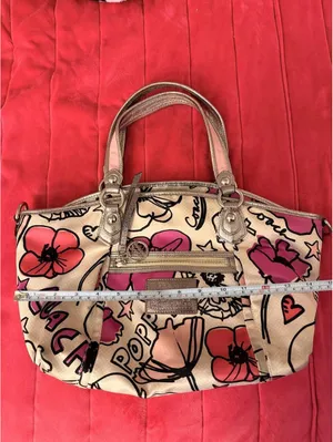 Coach Poppy Petal Print Rocker Satchel Bag 2010 thumbnail 5