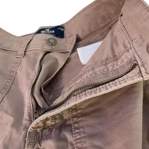 Hollister baggy cargo pants tan brown thumbnail 4