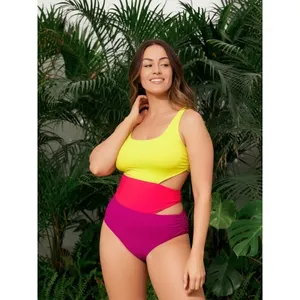 Swimsuits For All Colorblock One Piece- Nwot/ Size26 thumbnail 3