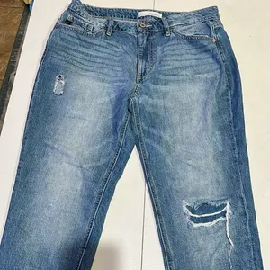 Kancan women’s high rise fray distressed jeans size 9/28 thumbnail 1