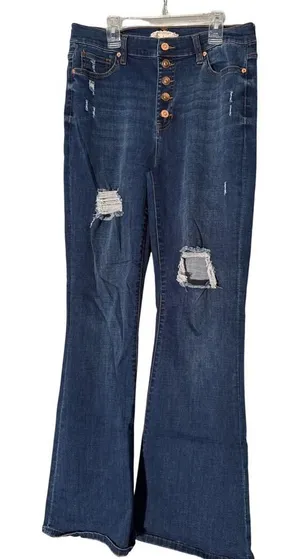 Altar'd State Women's‎ Jeans Flare High Rise Size 9/29 thumbnail 1