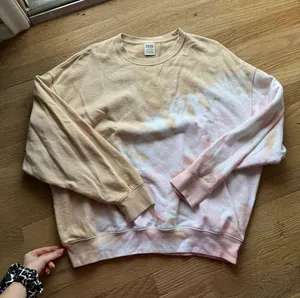 PINK - Victoria's Secret Neutral Tie Dye Sweatshirt thumbnail 1