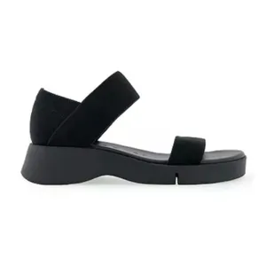 Aerosoles Freedom Sandal Womens 7.5 Black Platform Wedge Comfort thumbnail 2