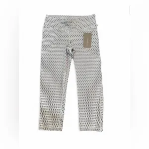 Crane & Lion Dwell Studio Facet Capri Tight 3/4 length Size 4 Leggings $90 thumbnail 3