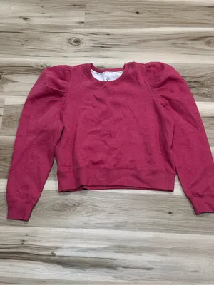 Tuckernuck Sport Puff Sleeve Pink Crewneck Sweatshirt Women’s XL thumbnail 3