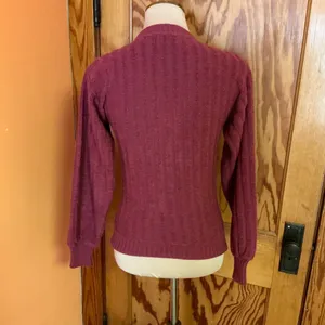 Vintage 70s v neck sweater thumbnail 7