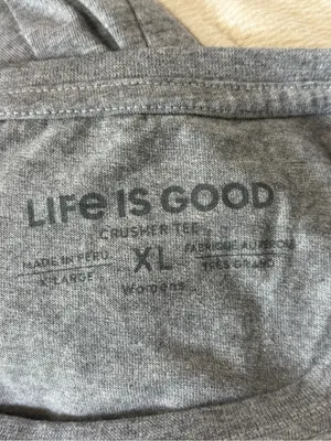 Life is Good "My Mom Is The Best" Graphic Tee - Gray thumbnail 3