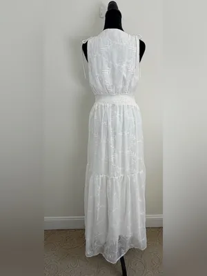 Lulus-Time Well Spent White Embroidered Maxi Dress thumbnail 7