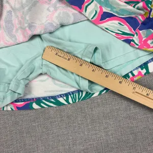 Lilly Pulitzer Skort Womens Small Blue Floral Short Lined Pockets Elastic Waist thumbnail 6