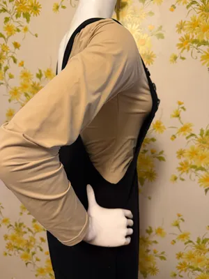 HALARA Black Wide-Leg Jumpsuit with Adjustable Straps size M Tall thumbnail 7