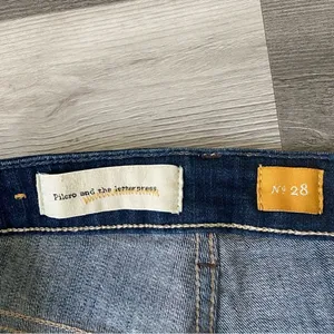 Anthropologie Pilcro Flare Jeans 28 Waist Dark Wash Flattering Bohemian thumbnail 6