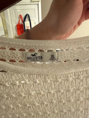 Hollister Sweater Knit White thumbnail 4