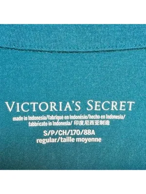 Victoria's Secret Teal Modal Button Front Pajama Sleep Top Shirt Size S thumbnail 3