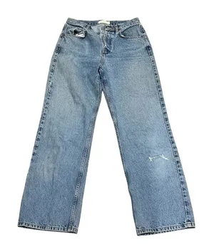 Topshop Women's Wide-Leg Jeans Blue Light Wash Size 29 thumbnail 1