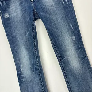 Miss Me Irene Bootcut Jeans Sz 31 Womens Distressed Faded Stitch Denim thumbnail 7