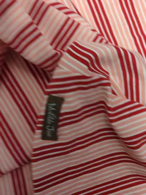 Matilda Jane Red Pink Striped Midi Dress Size XXL thumbnail 2