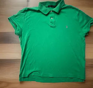 Ralph Lauren Sport Men's Green Polo Shirt Embroidered Logo Size M thumbnail 1