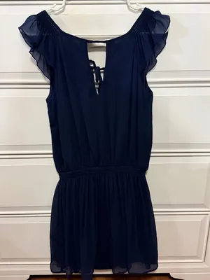 Zara Trafaluc Navy Dress thumbnail 2