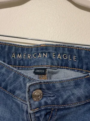 American Eagle Super High Rise Baggy Wide Leg Jeans Size 14 thumbnail 3