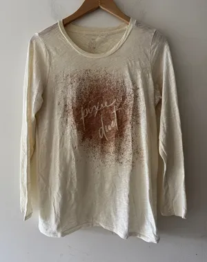 Aerie Pixie Dust Glittery‎ Long Sleeve Real Soft Tee thumbnail 1