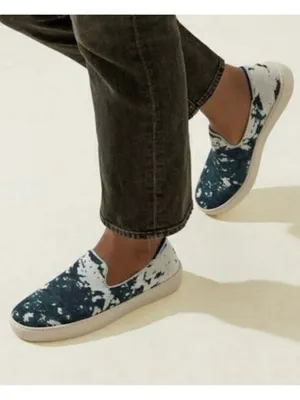 Rothy’s Slip-on Sneakers Sea Green Shibori 8.5 thumbnail 1