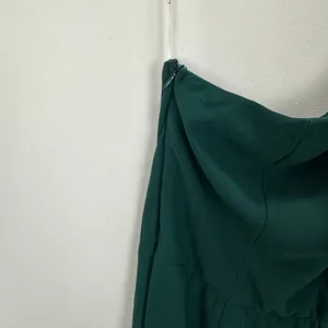 Lulus Simply Brilliant Emerald One-Shoulder Bow Maxi Dress Formal Large NWT thumbnail 8