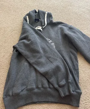 J. America land of 10,000 ice rinks hooded sweatshirt grey thumbnail 1
