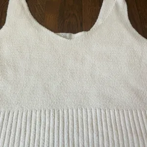 A new day v neck white sweater tank thumbnail 2